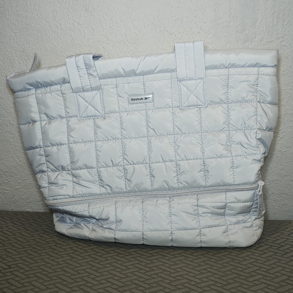 Light Blue Quilted Tote Bag Reebok - Picture 7 of 10